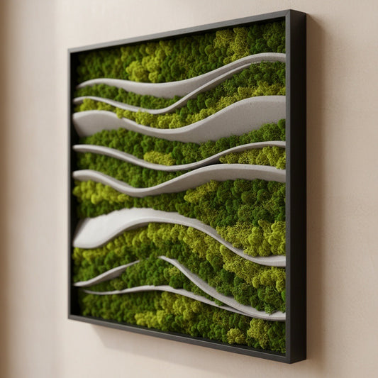 Cuadro de musgo MOSS WOOING NIEMEYER
